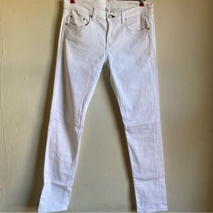Rag & Bone Dre skinny white jeans
